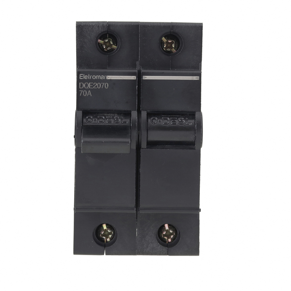 Disjuntor Nema Bipolar 220v a 380v 70A DQE2070 Eletromar