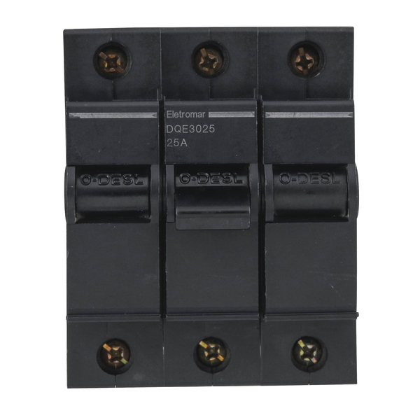 Disjuntor Nema Tripolar 220v a 380v 25A DQE3025 Eletromar