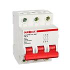 Disjuntor Ourolux Din, 3p, 16a, Curva C