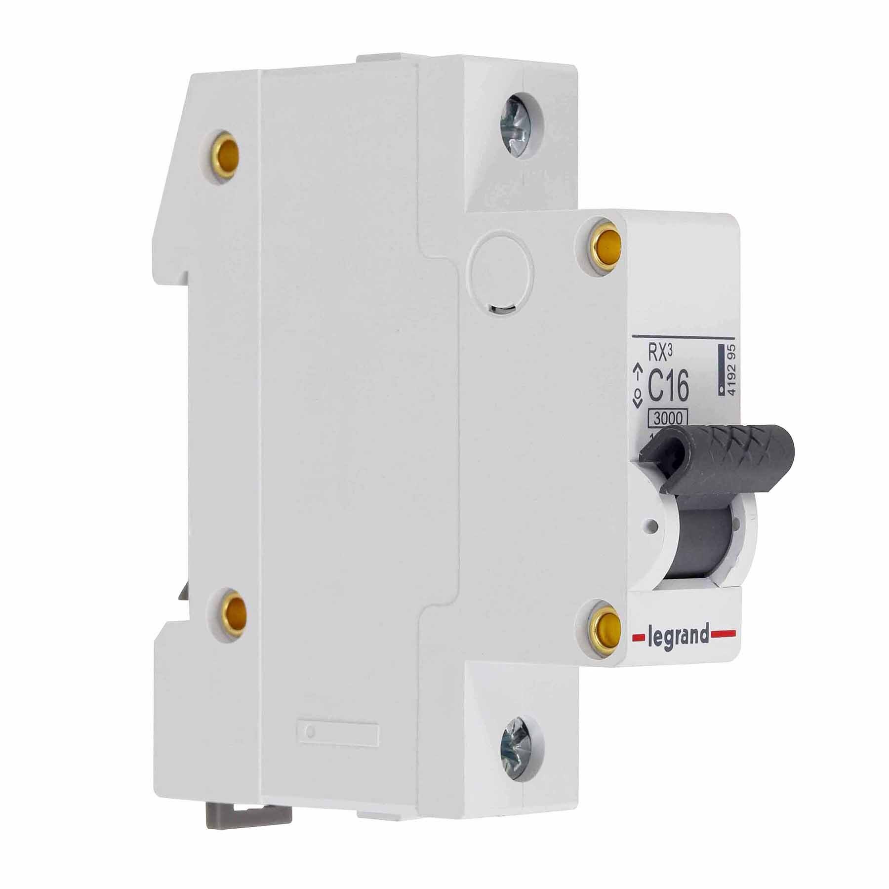 Disjuntor Din Monopolar Curva C 16A Rx3 Legrand | Leroy Merlin