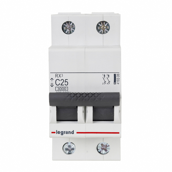 Rx3 Minidisjuntor 25A Bipolar 3000A Curva C