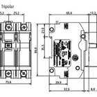 Disjuntor Soprano Trifásico 15a Asm3-b 5001.5015.31