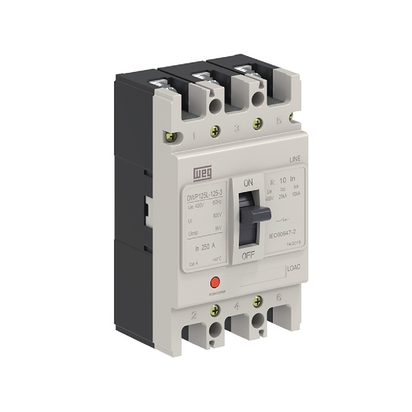 Disjuntor Tripolar 70a Dwp125l-70-3