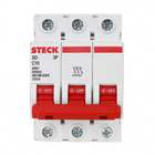 Disjuntor Tripolar Din Curva C 10A Steck