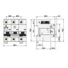 Disjuntor Tripolar Din Curva C 10ka 70a