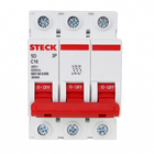 Disjuntor Tripolar Din Curva C 16A Steck