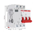 Disjuntor Tripolar Din Curva C 16A Steck