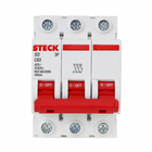 Disjuntor Tripolar Din Curva C 63A Steck