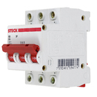 Disjuntor Tripolar Din Curva C 6A Steck