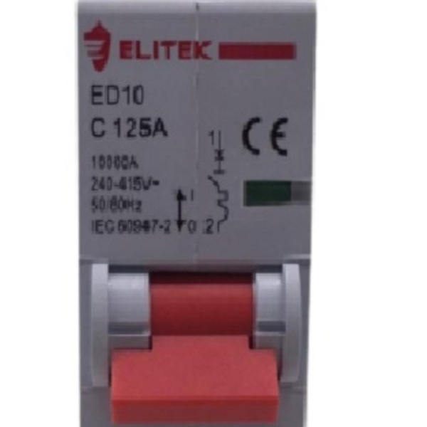 Disjuntor Unipolar 125a 1p Curva C  Ed4 10ka