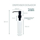 Dispensador Para Sabonete/detergente 500ml Flvx Hidro