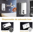 Dispensador Saboneteira  Líquida Inox 500ml Zsh6500a