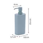 Dispenser Azul Iceberg Aço Inox 21,3x87,5x56,5cm Casual Delinia