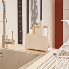 Dispenser Bege Aço Inox 21,3x87,5x56,5cm Casual Color Delinia