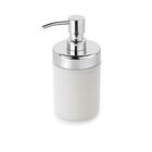 Dispenser Branco De Sabonete Líquido Acquaset Tampa Aço Inox