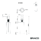 Dispenser De Detergente Dourado Escovado