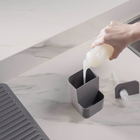 Dispenser De Detergente E Esponja Pia Bancada 500ml Cores Azul