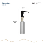 Dispenser De Detergente Preto Fosco