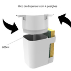 Dispenser De Pia Com Multi Posições Portátil 600 Ml Soprano B