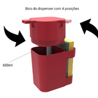 Dispenser De Pia Com Multi Posições Portátil 600 Ml Soprano V
