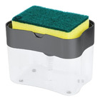 Dispenser Detergente 2 Em 1 Esponja Limpeza Sabao Limpa Cozin