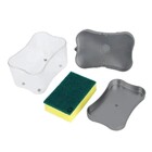 Dispenser Detergente 2 Em 1 Esponja Limpeza Sabao Limpa Cozin