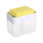 Dispenser Detergente 2x1 Porta Detergente Suporte - Branco