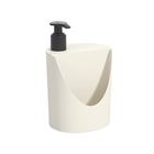 Dispenser para Detergente e Esponja R&J Basic 600ml Light Gray Coza