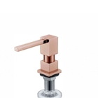 Dispenser Detergente Embutir  Quadrado Rose Gold Inox 304- 50