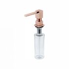 Dispenser Detergente Embutir  Quadrado Rose Gold Inox 304- 50