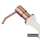 Dispenser Detergente Embutir Pia/cozinha Rose Gold 500 Ml- De