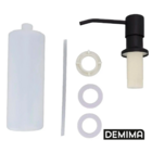 Dispenser Detergente Inox Porta Sabonete Liquido Embutir Pret