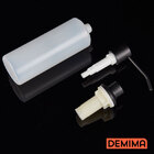 Dispenser Detergente Inox Preto Porta Sabonete Liquido Embuti