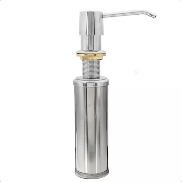 Dispenser Detergente Porta Sabonete Liquido Embutir Inox 350