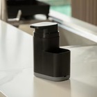 Dispenser Detergente Preto de Plástico Liv OU