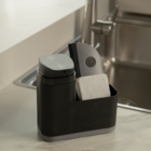 Dispenser Detergente Preto de Plástico Liv OU