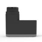 Dispenser Detergente Preto de Plástico Liv OU