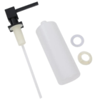 Dispenser Dosador De Embutir Aço Inox 304 Preto 500 Ml Quadra