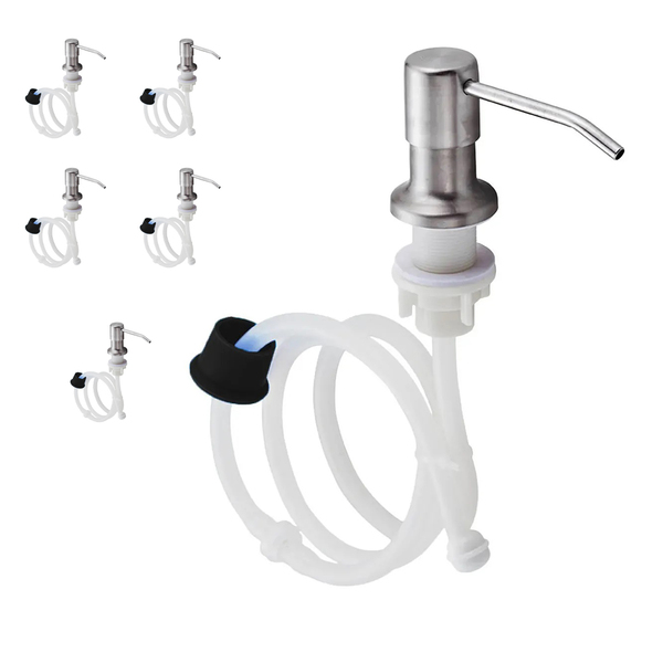 Dispenser Dosador Mangueira Flexivel Kit 5 Unidades Embutir S