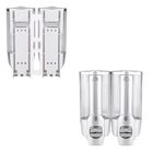 Dispenser Duplo Alcool Gel Shampoo Sabonete Liquido Kit 2 Uni