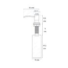Dispenser E Dosador De Cozinha Sabão Liquido Para Bancada Emb