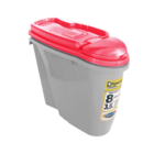 Dispenser Home / Porta Ração – Plast Pet – 8l  - Vermelho