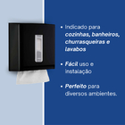Dispenser Interfolhas P/ Papel Toalha *preto* – Street Nobre