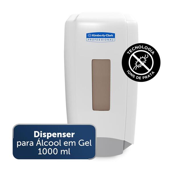 Dispenser Manual Para Álcool Em Gel Antisséptico 1000ml - 1 U