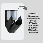 Dispenser Mini Para Sabonete Líquido/álcool Gel 500ml Com Res