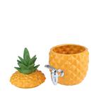 Dispenser P/ Bebida Pineapple Urban, Cerâmica, Amarelo 40095