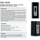 Dispenser P/ Sabonete Liquido /alcool Gel 800ml C/ Reservator