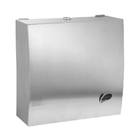 Dispenser de Papel Toalha Interfolhado 600 Folhas Aço Inox Prata Noble Biovis