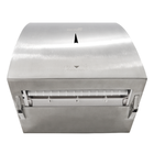 Dispenser de Papel Toalha Bobina 200m Autocorte Aço Inox Prata Noble Biovis