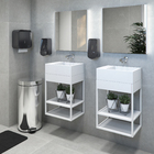 Dispenser para Papel Toalha Folha Preto Invoq Center Premisse